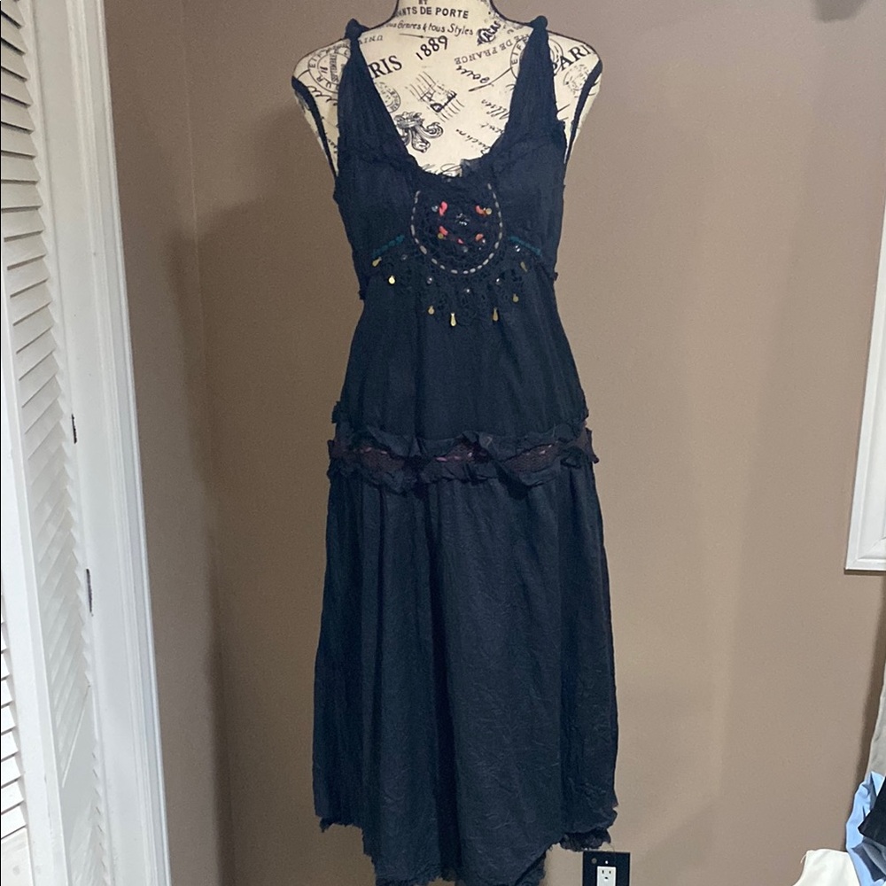 Urban Outfitters Lux Elegant Black Sleeveless Dress Size 5 NWT